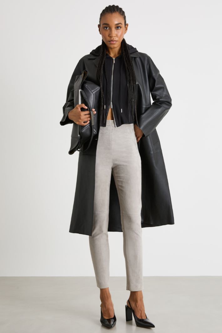 Leather coat Intrend