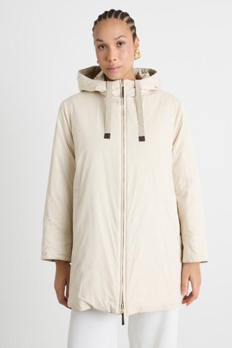 Parka reversible de tejido técnico hidrófugo