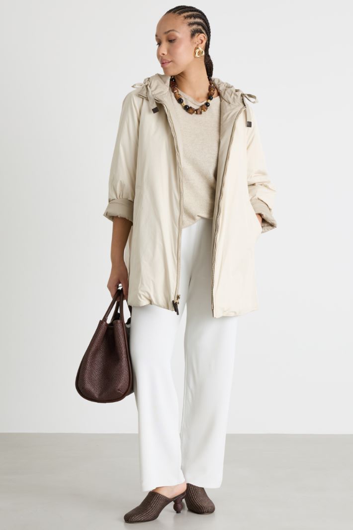 Parka reversibile in tela tecnica antigoccia Intrend