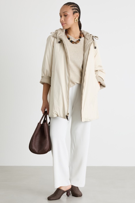 Parka reversibile in tela tecnica antigoccia Intrend