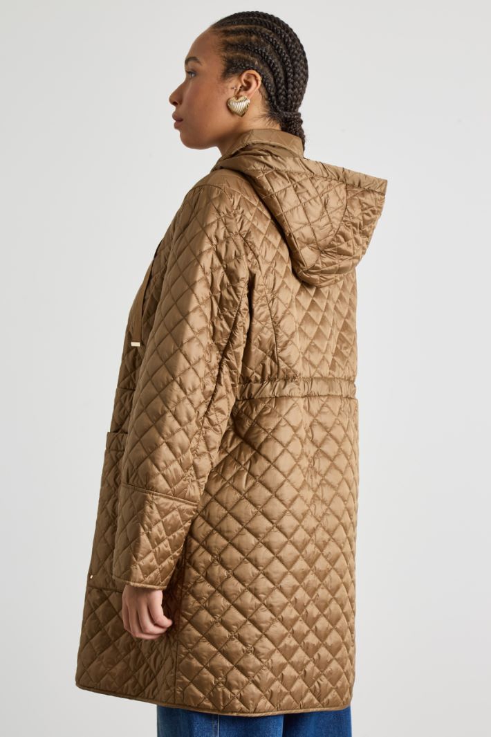 Longline quilted coat Intrend - 4