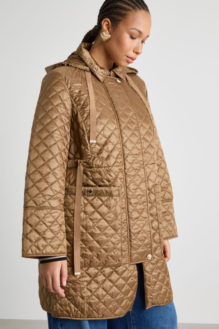 Longline quilted coat Intrend - 2