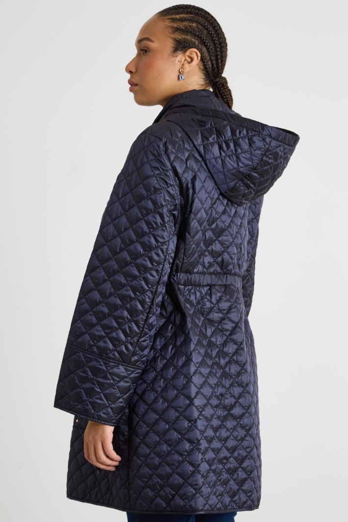 Longline quilted coat Intrend - 4