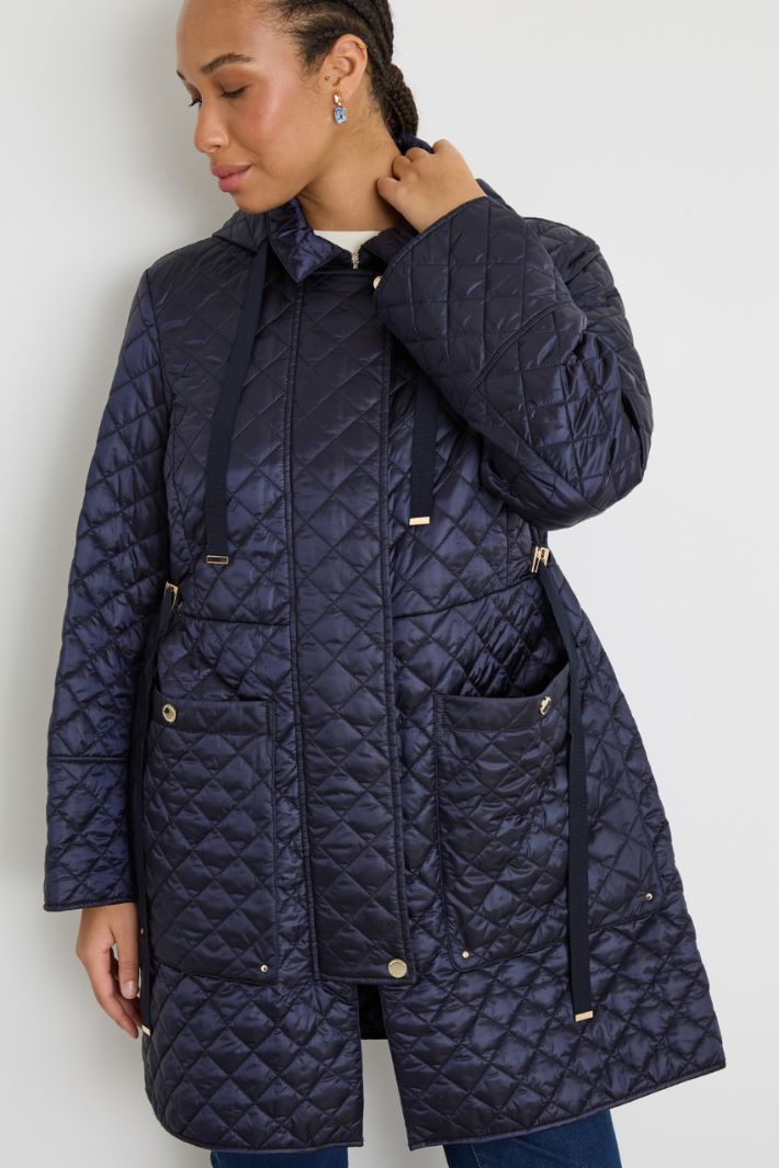 Longline quilted coat Intrend - 2