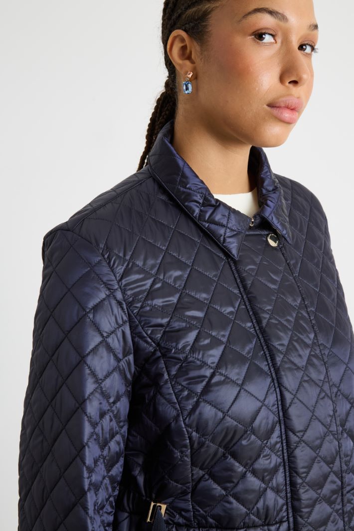 Longline quilted coat Intrend - 3