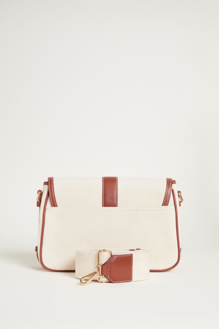 Borsa a tracolla in tela Intrend - 3