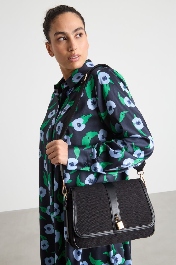 Canvas shoulder bag Intrend - 5