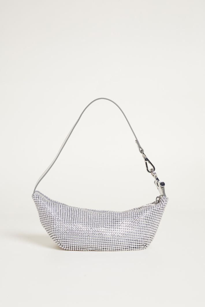 Rhinestone mesh bag Intrend - 3