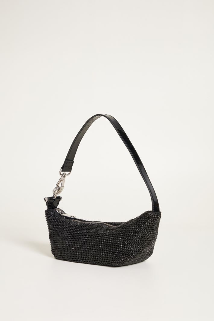 Rhinestone mesh bag Intrend - 2