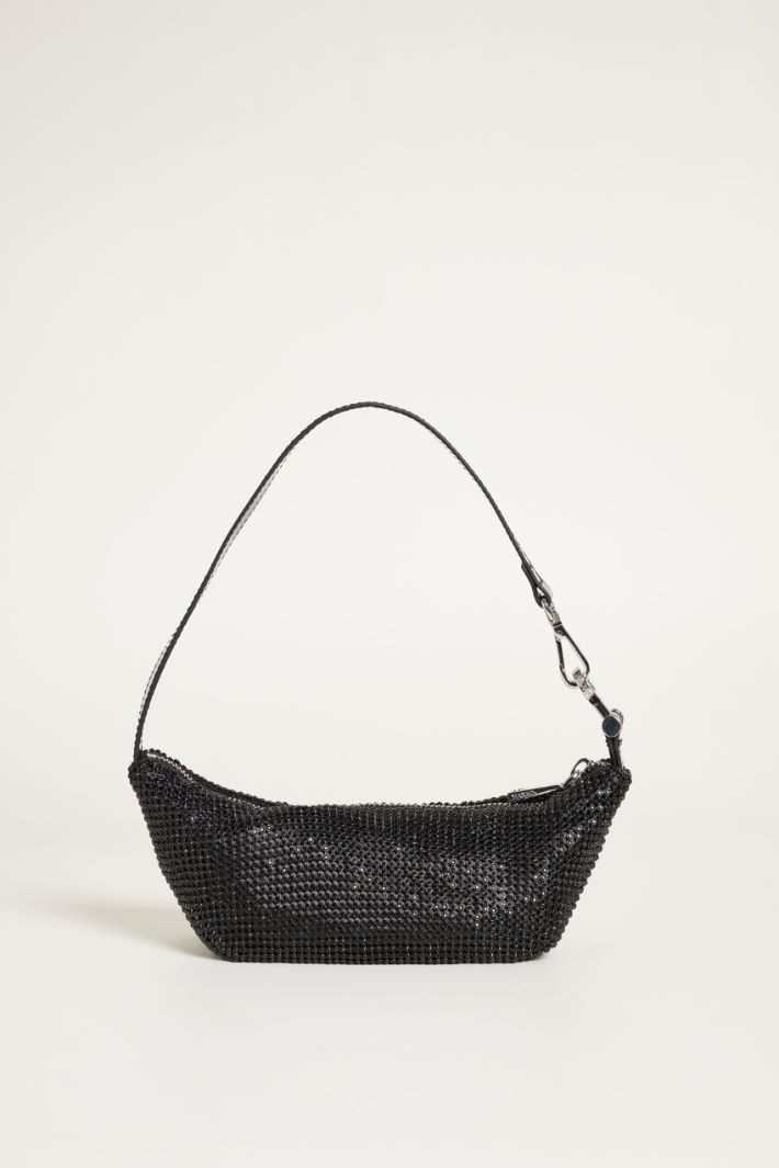Rhinestone mesh bag Intrend - 3