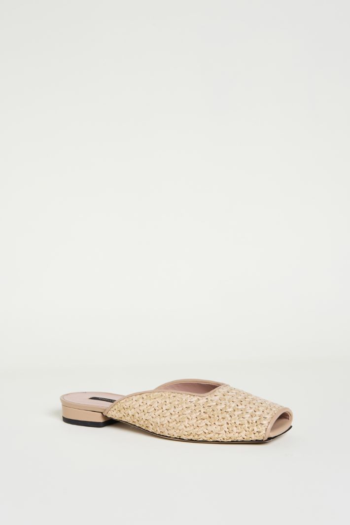 Raffia open-toe sandals Intrend - 2