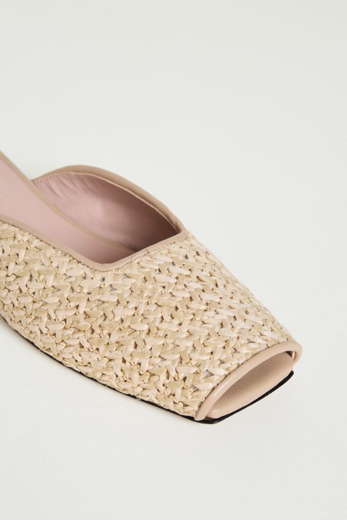 Straw open-toe sandals Intrend - 4