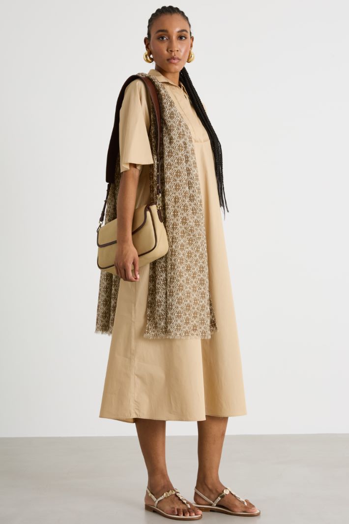 Printed voile stole Intrend - 2