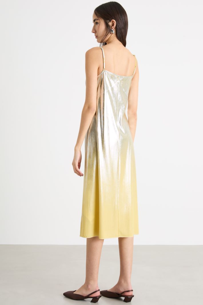 Fluid irregular-rib dress Intrend - 4