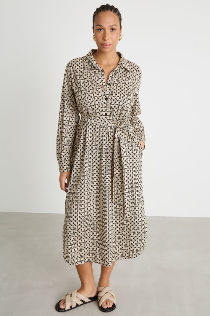 Printed jersey dress Intrend - 2