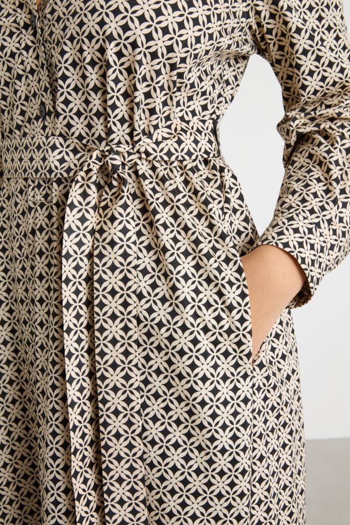 Printed jersey dress Intrend - 3