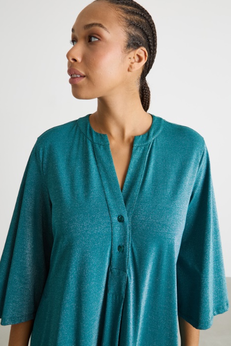 Abito in jersey laminato