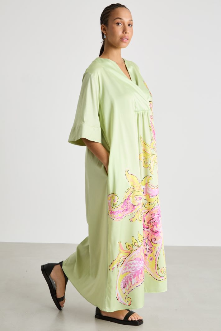 Jersey and twill dress Intrend - 2