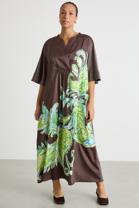 Abito in jersey e twill