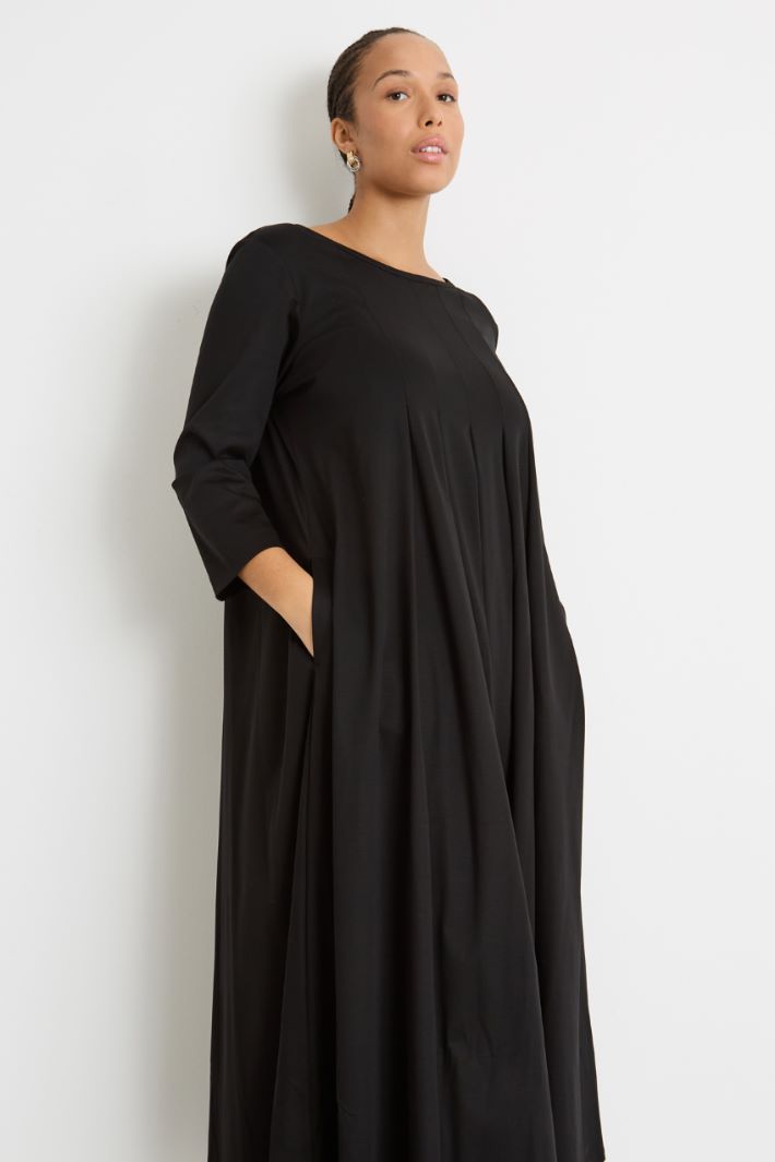 Pleated jersey maxi dress Intrend - 2