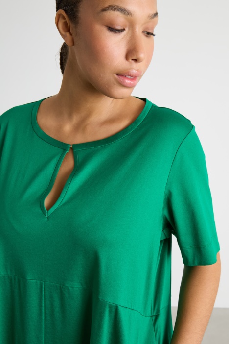 Abito lungo in jersey