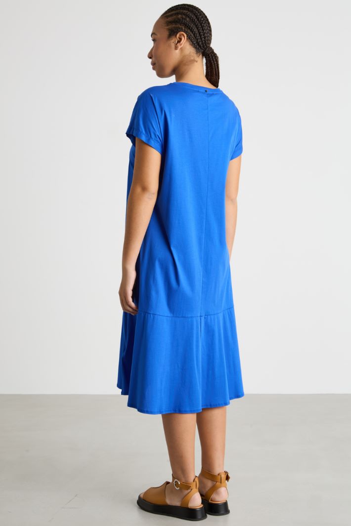 Flounced jersey dress Intrend - 4