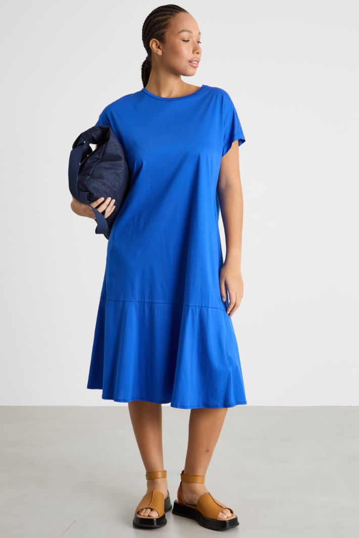 Flounced jersey dress Intrend