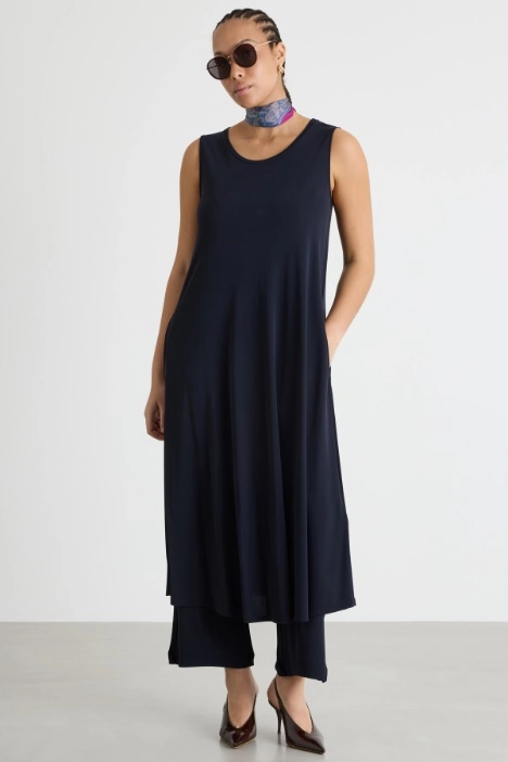 Sleeveless midi dress - Intrend