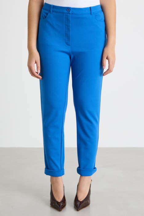 Pantalone aderente in jersey