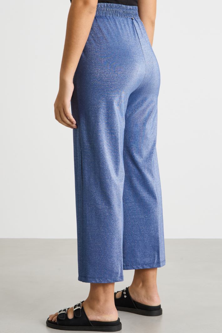 Cropped jersey trousers Intrend - 4