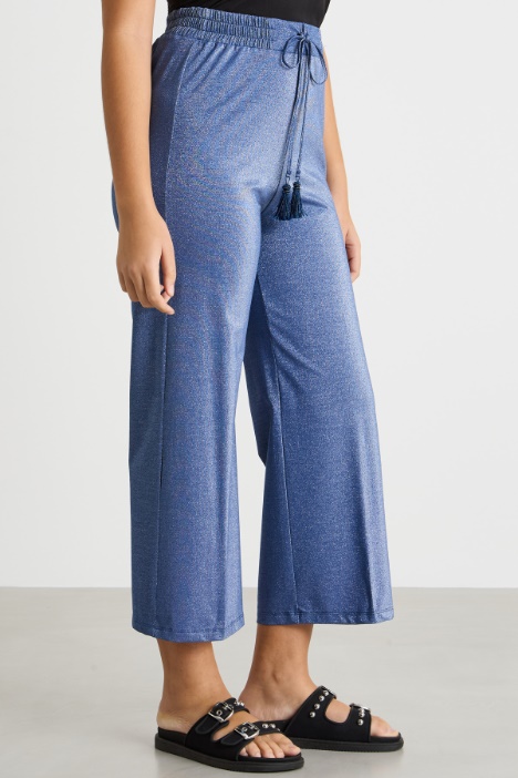 Pantalone crop in jersey