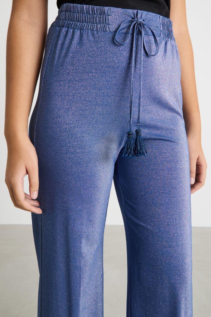 Cropped jersey trousers Intrend - 3