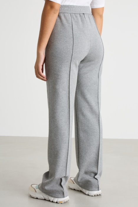 Pantalón jogger de punto doble