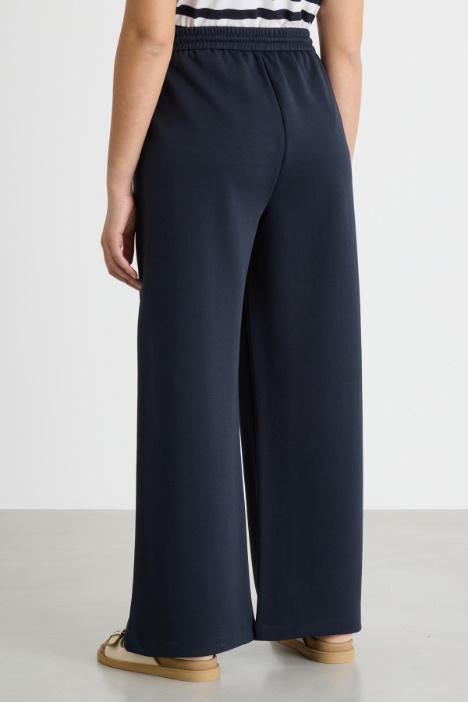 Pantalone in jersey double