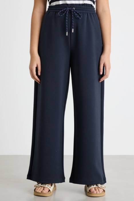 Pantalone in jersey double