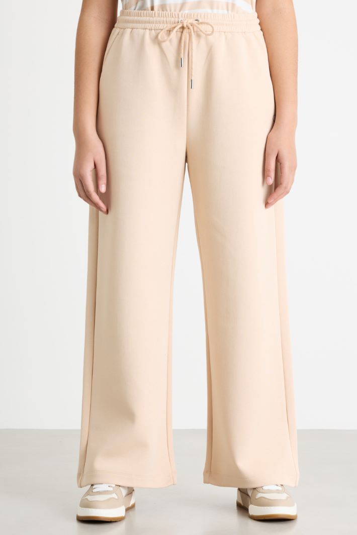 Pantalone in jersey double Intrend - 2