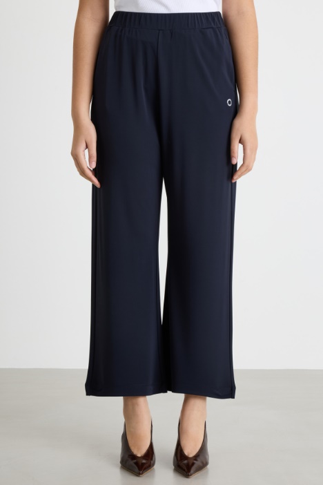 Pantalone in jersey crepe