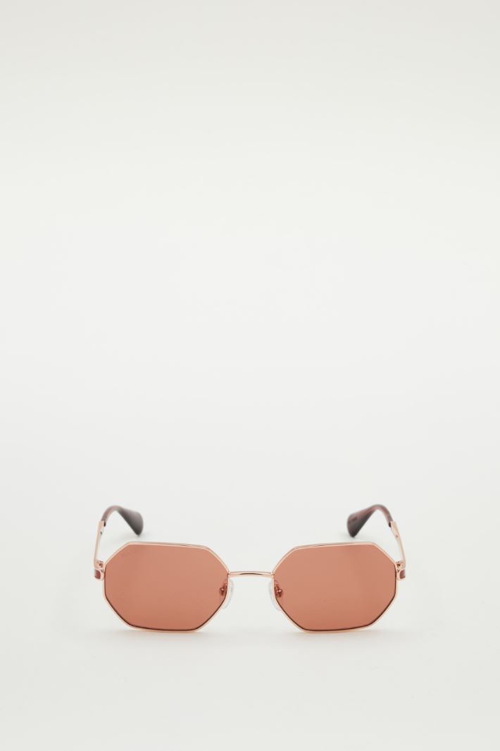 Occhiali geometrici in metallo Intrend