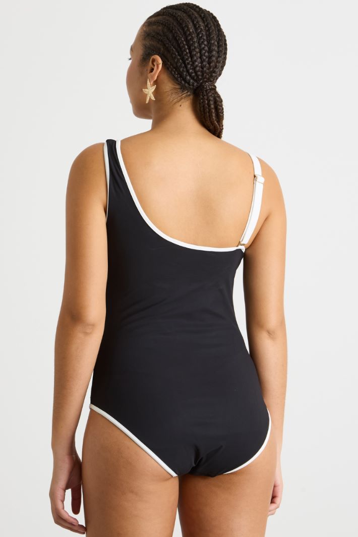 One-shoulder swimsuit Intrend - 3