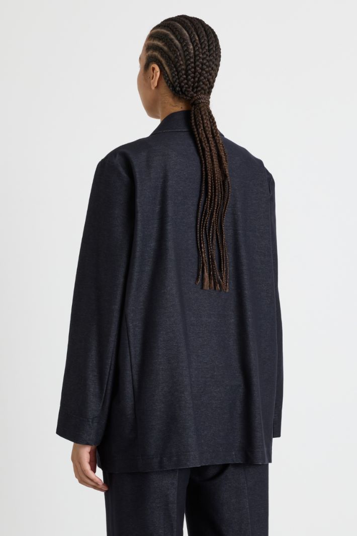 Blazer in jersey stretch Intrend - 4