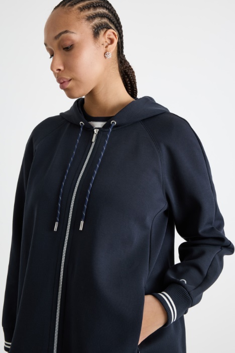 Felpa in jersey double