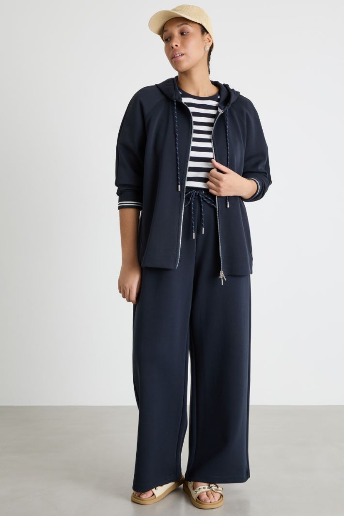 Felpa in jersey double Intrend