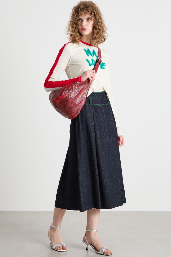 Cropped long-sleeve T-shirt Intrend