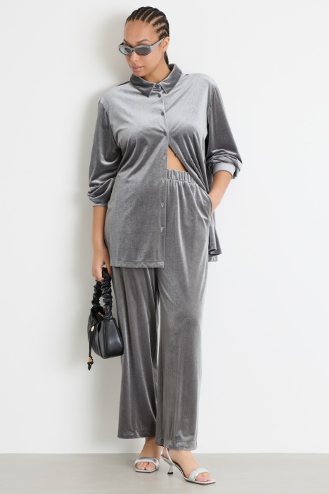 Velvet Jersey Shirt Intrend