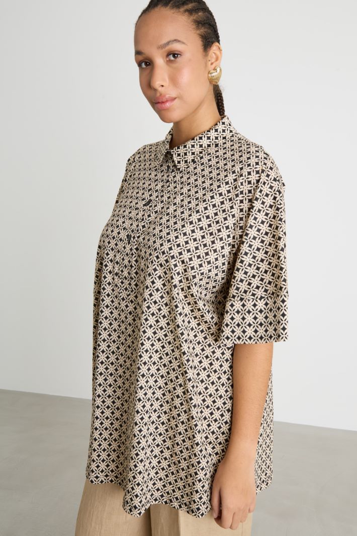 Polo in jersey stampato Intrend - 2