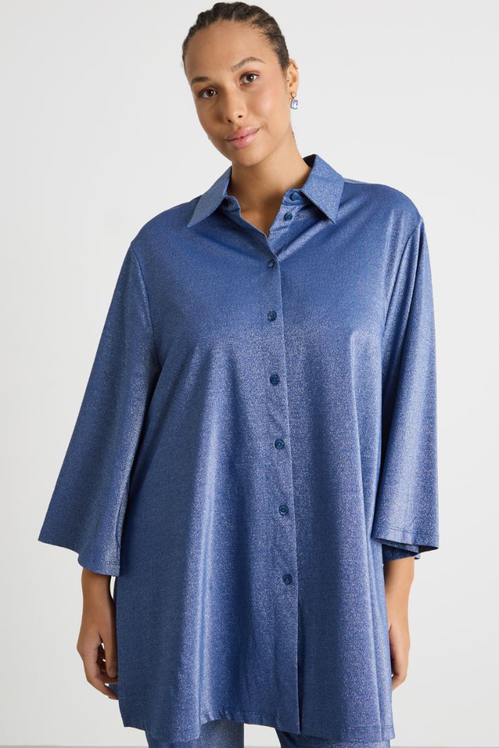 Camicia ampia in jersey Intrend - 2