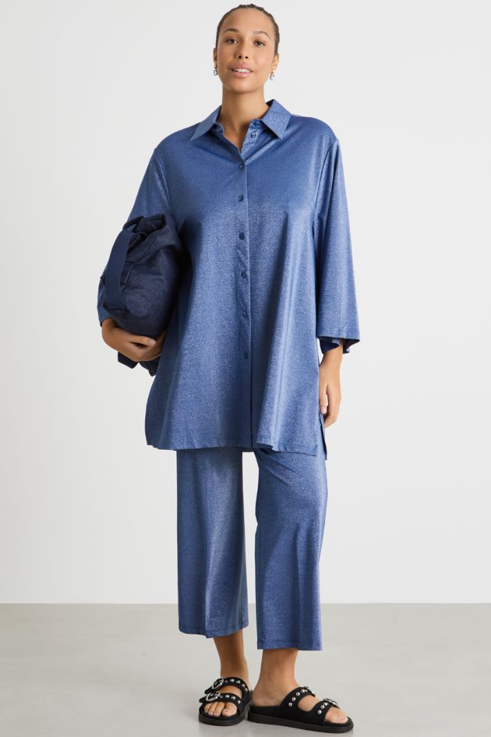 Camicia ampia in jersey Intrend