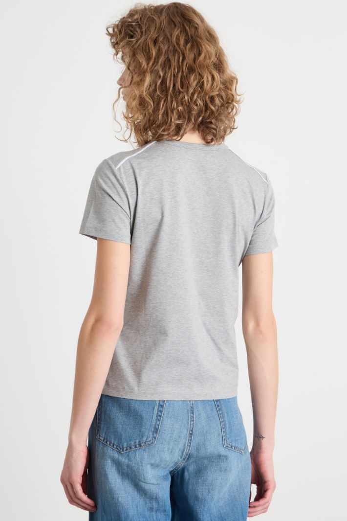 Crew-neck jersey T-shirt Intrend - 4