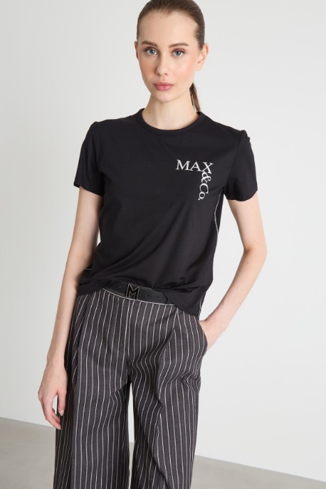 Crew-neck jersey T-shirt Intrend