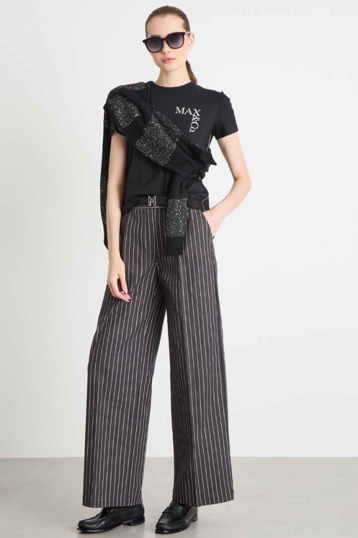 Crew-neck jersey T-shirt Intrend